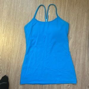 Blue Lululemon tank top